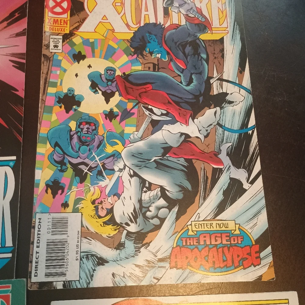collection of Marvel comic books from the 1995 "Age of Apocalypse Bundle Lot - Picture 5 of 13